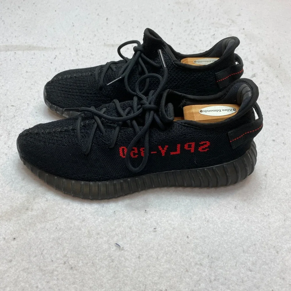 Adidas Sneakers Mens 10 Black Yeezy Boost 350 V2 Bred CP9652